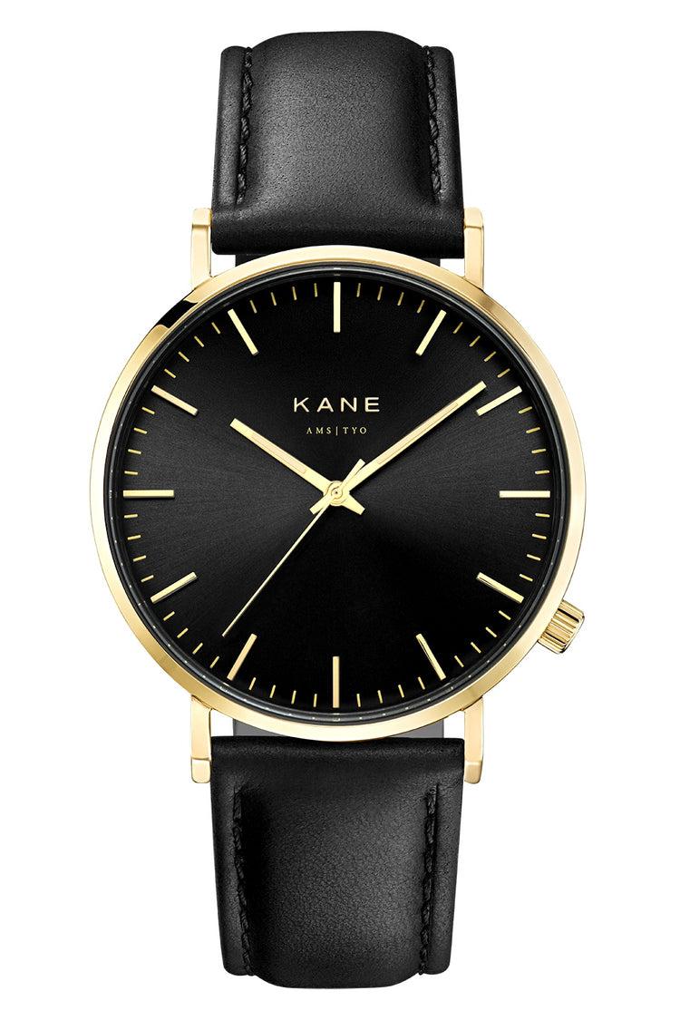 Minimalist Mens Watches by KANE® - Gold Club Classic Black 
