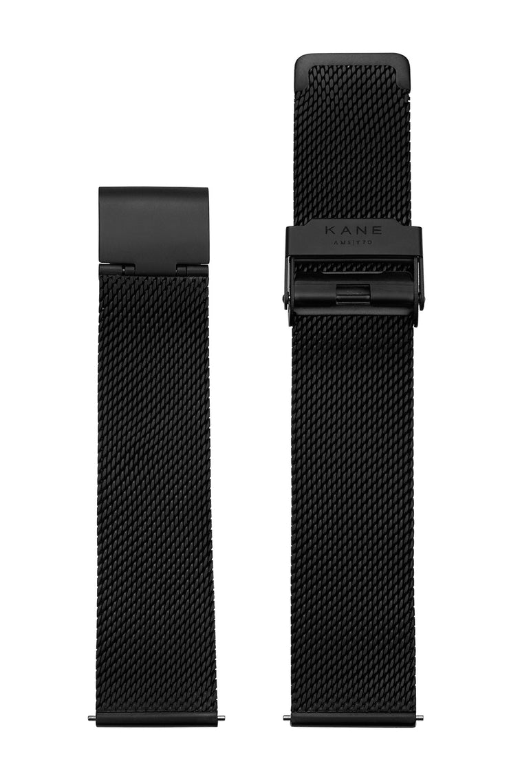 Black Mesh Steel Strap