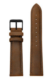 Vintage Brown Leather Strap (black)