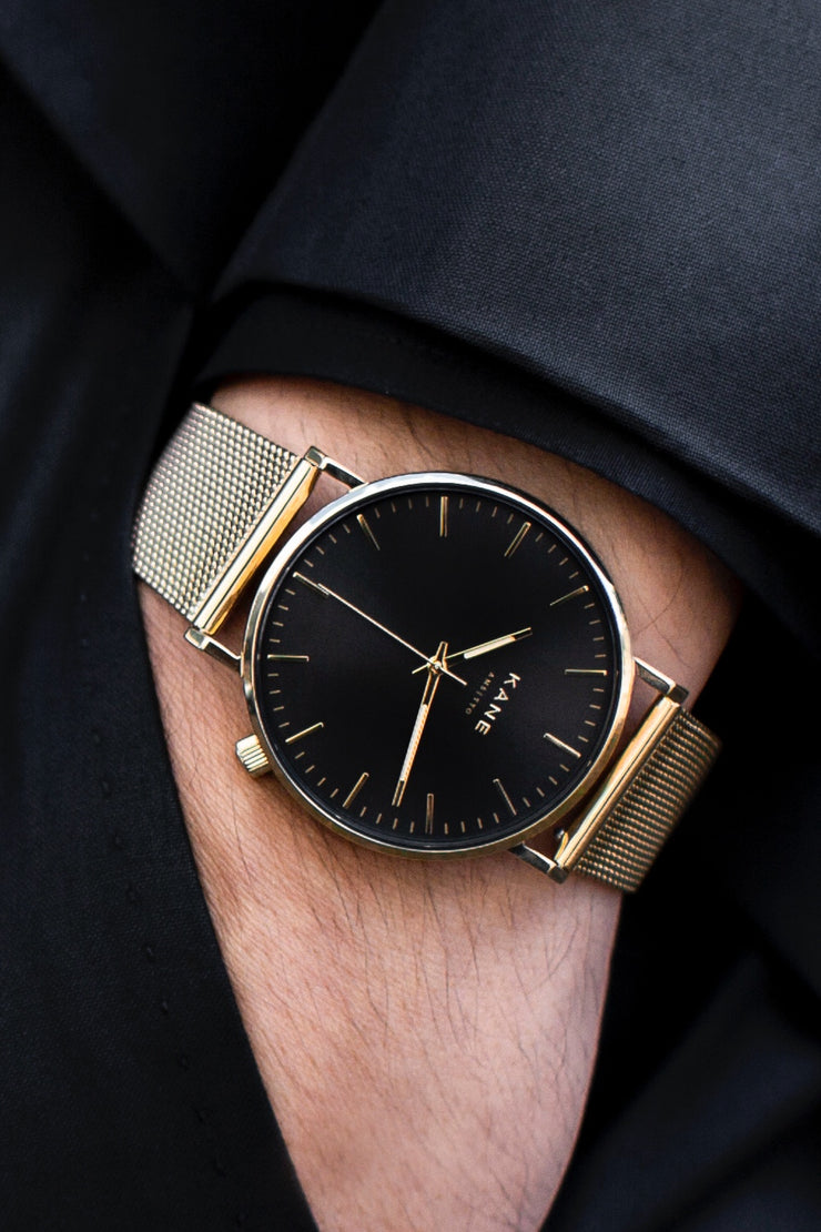 Minimalist Watch Straps by KANE® - Vintage Brown Leather Gold™ – KANE  Watches