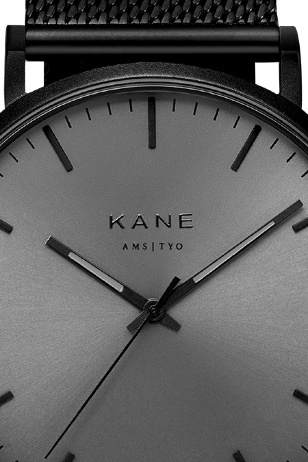 Minimalist Mens Watches by KANE® - Black Out Black Mesh™ – KANE