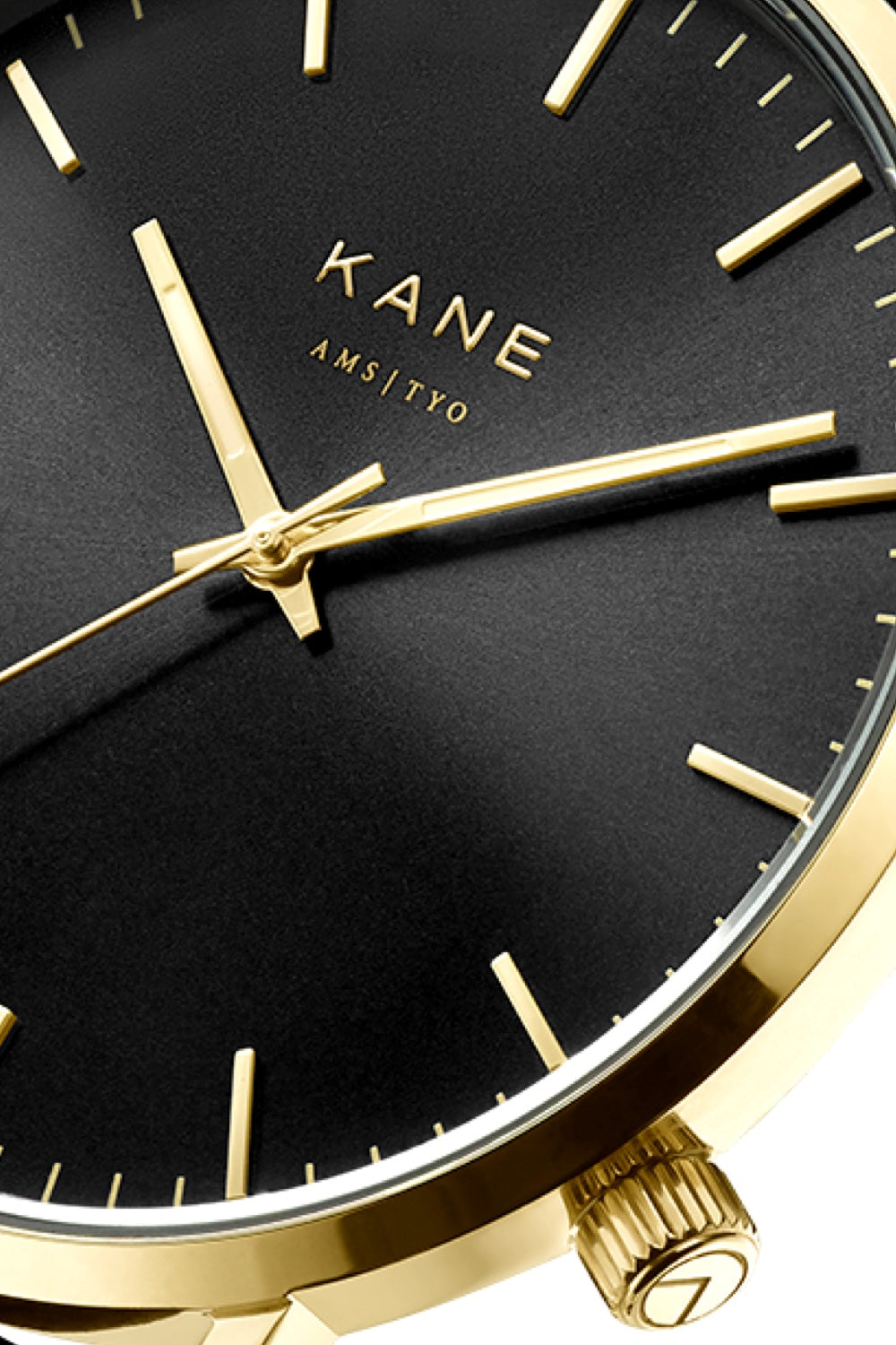 Minimalist Mens Watches by KANE® - Gold Club Black Mesh™ – KANE