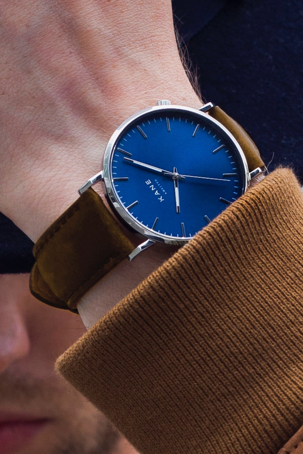 Tan colour watches sales